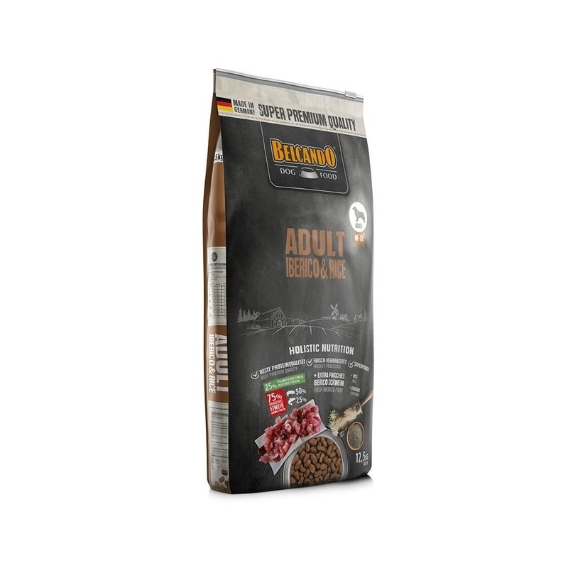BELCANDO Adult Iberico &amp, Rice M-XL 12.5 kg