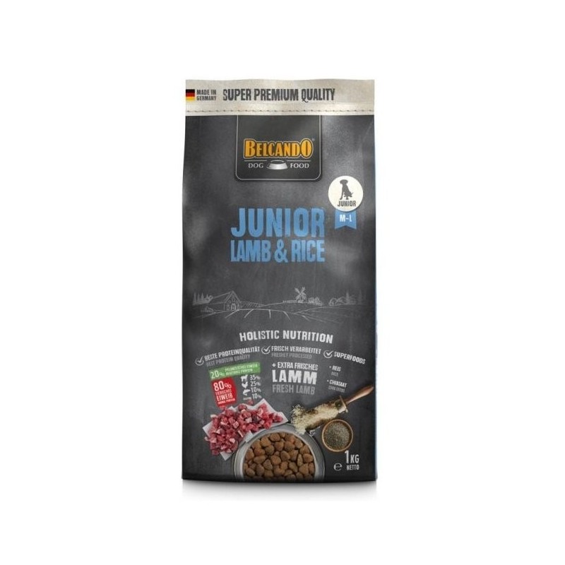 BELCANDO Junior Lamb &amp, Rice M-L 1 kg