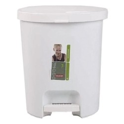 CURVER Mülleimer mit Fußpedal 15 l weiss