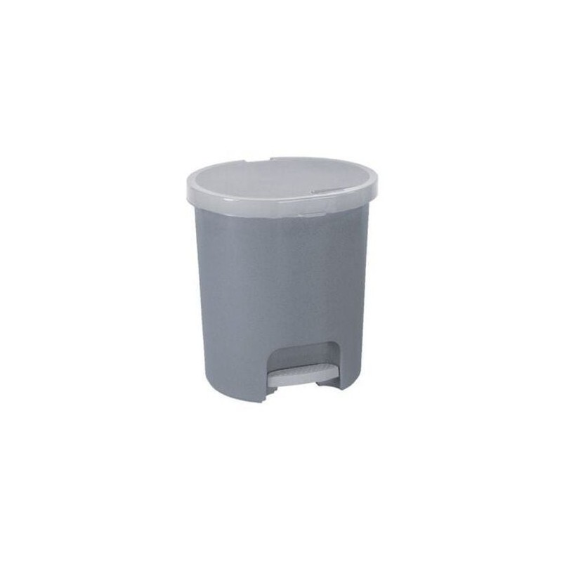 CURVER Abfallkorb mit Pedal 25 l grau