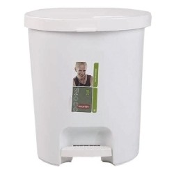 CURVER Abfallkorb mit Pedal 25 l weiß