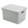 CURVER Deco Stockholm L Aufbewahrungsbox mit Deckel Dots