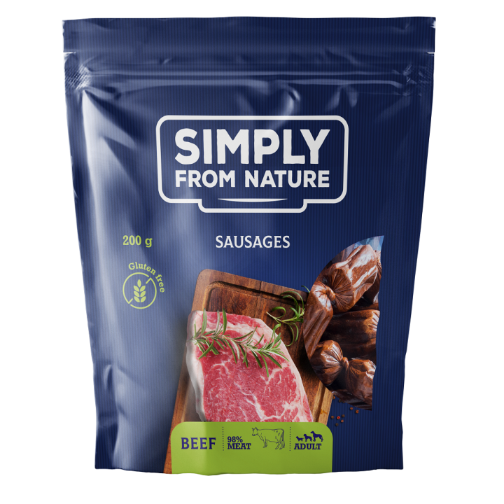 SIMPLY FROM NATURE Natürliche Rindswürstchen 200 g