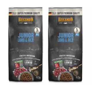 BELCANDO Junior Lamb &amp, Rice M-L 25 kg (2x12.5 kg)