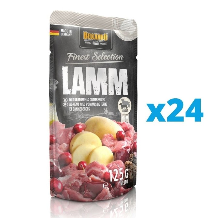 BELCANDO Lamm mit Kartoffeln &amp, Cranberries 24x125 g