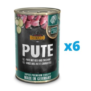 BELCANDO Truthahn mit Reis &amp, Zucchini 6x400 g