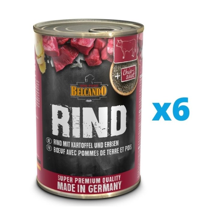 BELCANDO RIND MIT KARTOFFEL &amp, ERBSEN 400 g x 6