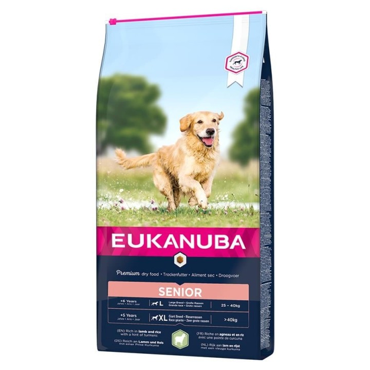 EUKANUBA Dog Dry Base Senior Large Breeds Lamb &amp, Rice 2.5 kg