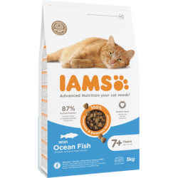 IAMS for Vitality Senior Cat Food with Ocean Fish 3 kg