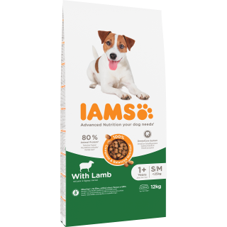 IAMS For Vitality Adult Small &amp, Medium Breed Lamb 12 kg