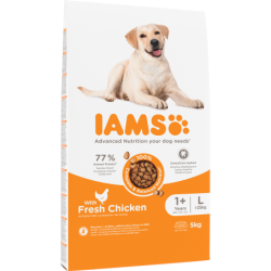 IAMS for Vitality für ausgewachsene Hunde großer Rassen mit frischem Huhn 5 kg