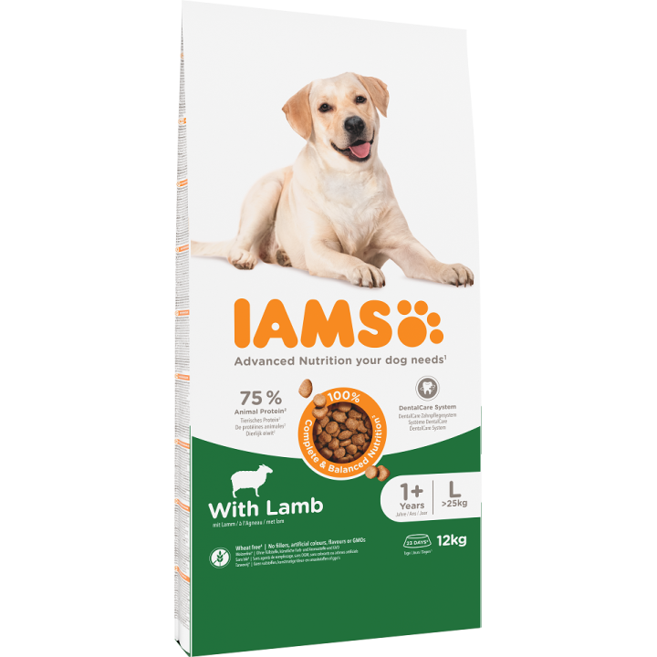 IAMS For Vitality Adult Large Breed Lamb 12 kg