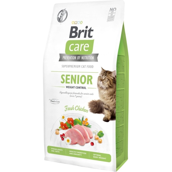BRIT Care Cat Grain-Free Senior &amp, Weight Control 7 kg