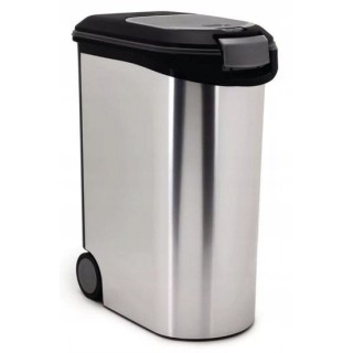 CURVER Futter-Container 20kg / 54L Metal schwarz/Silber 49,3 x 27,8 x 60,5 cm