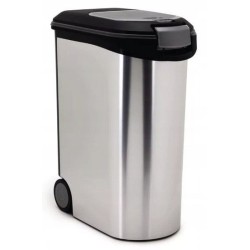 CURVER Futter-Container 20kg / 54L Metal schwarz/Silber 49,3 x 27,8 x 60,5 cm