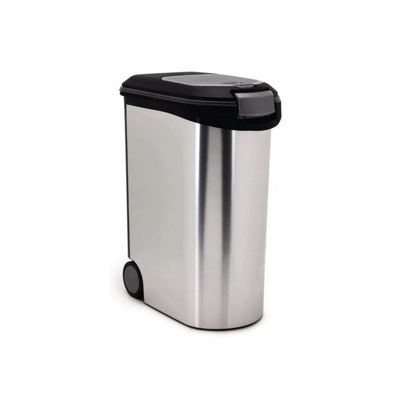 CURVER Futter-Container 20kg / 54L Metal schwarz/Silber 49,3 x 27,8 x 60,5 cm