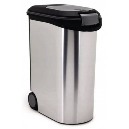 CURVER Futter-Container 20kg / 54L Metal schwarz/Silber 49,3 x 27,8 x 60,5 cm