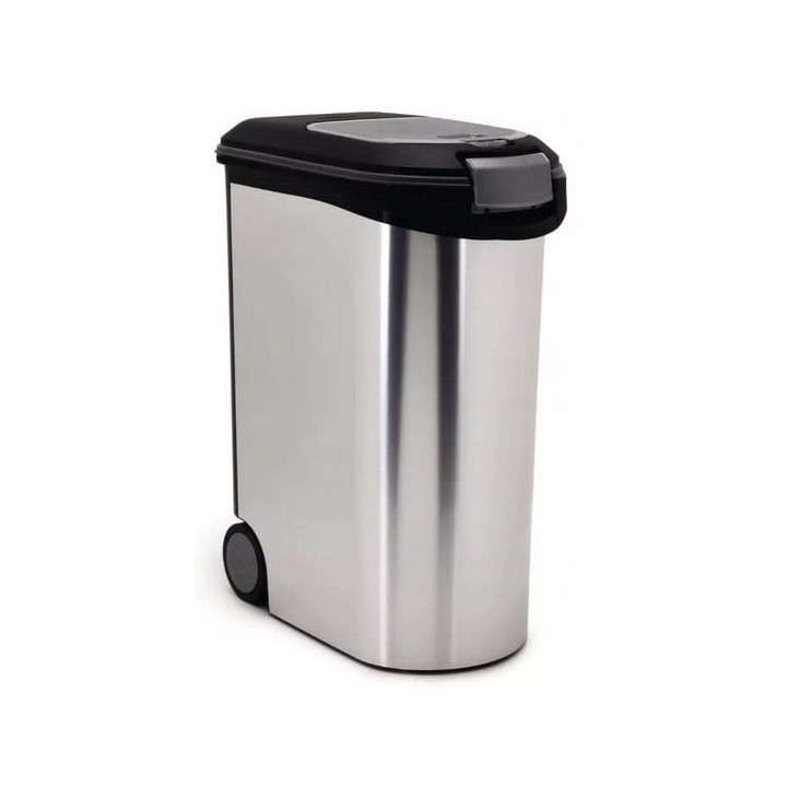 CURVER Futter-Container 20kg / 54L Metal schwarz/Silber 49,3 x 27,8 x 60,5 cm