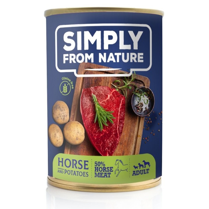 SIMPLY FROM NATURE Nasses Pferdefleisch mit Kartoffeln 400 g