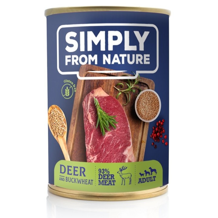 SIMPLY FROM NATURE Hirsche mit Buchweizen 400 g