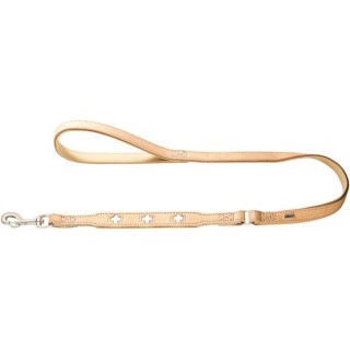 HUNTER Schweizer Lederleine 1,8cm/1m beige