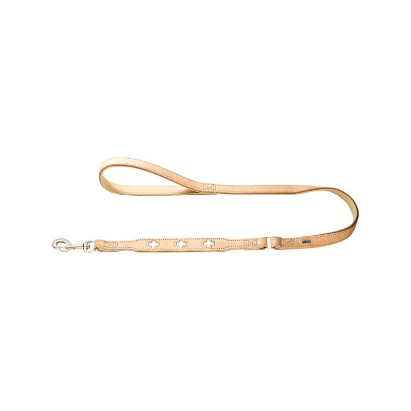 HUNTER Schweizer Lederleine 1,8cm/1m beige