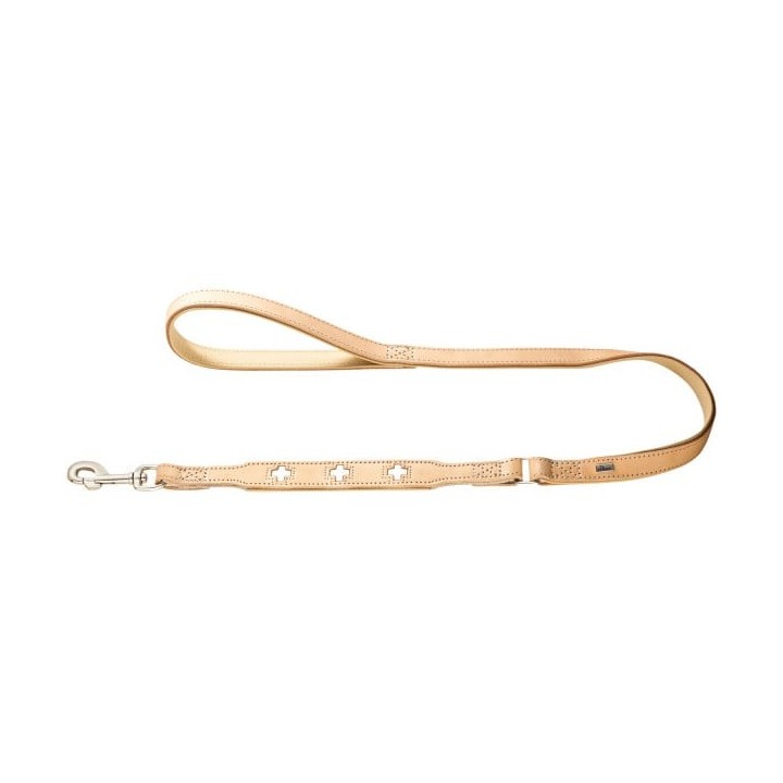 HUNTER Schweizer Lederleine 1,8cm/1m beige