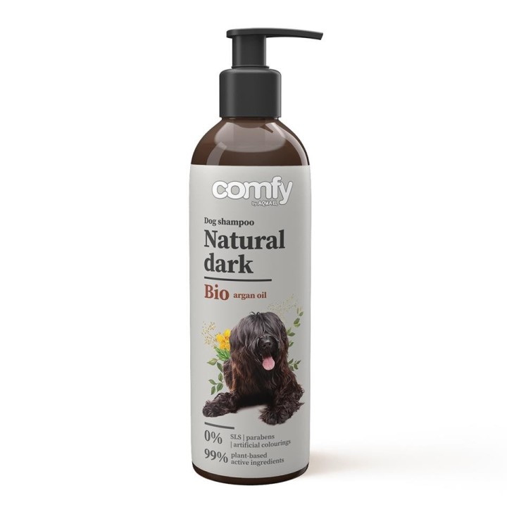 COMFY Natural Dark 250 ml Shampoo zur Verbesserung der dunklen Fellfarbe