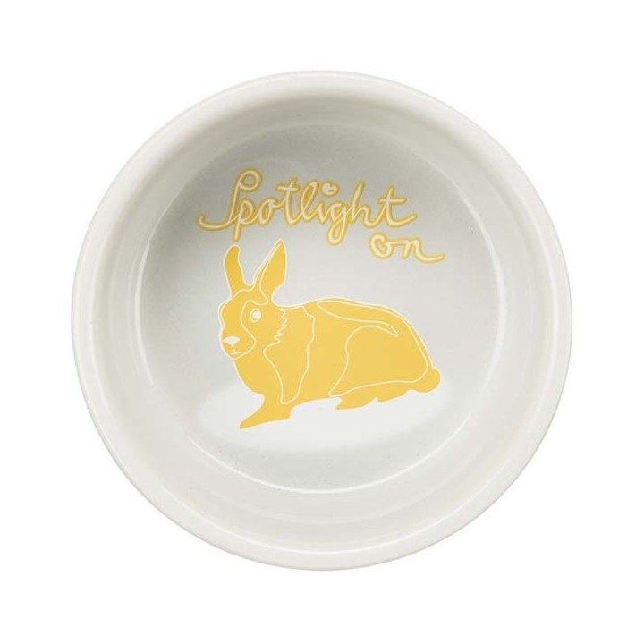 TRIXIE Keramikschale für Kaninchen 240ml/11cm