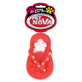 PET NOVA DOG LIFE STYLE Kauspielzeug &quot,Flip-Flop&quot, 15cm rot
