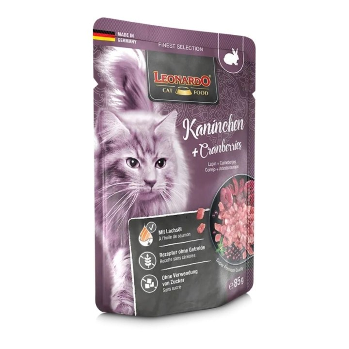 LEONARDO Finest Selection Kaninchen + Cranberries 85 g