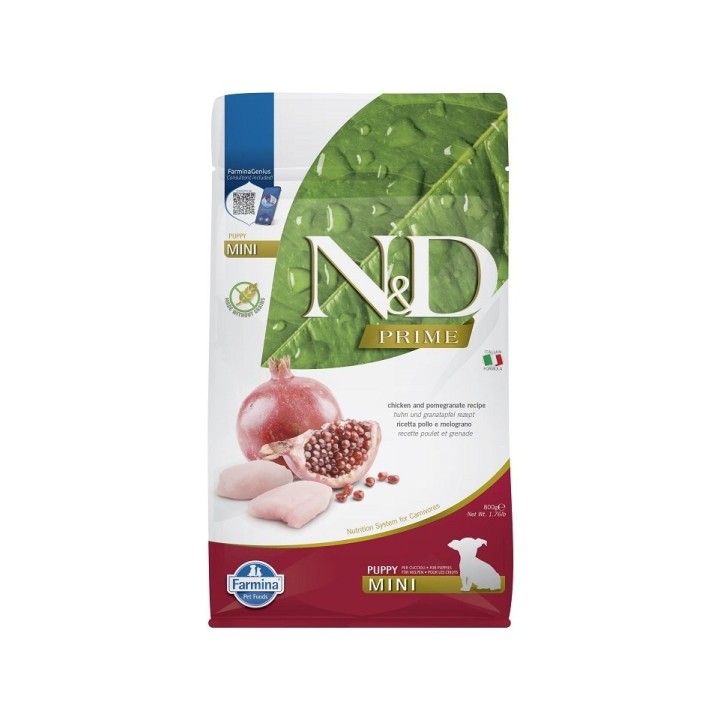 FARMINA N&amp,D Prime Puppy Mini Huhn und Granatapfel 800 g