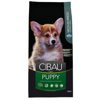 CIBAU Medium Puppy 12 + 2 kg GRATIS