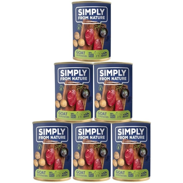 SIMPLY FROM NATURE Ziegenfleisch mit Kartoffeln 6 x 400 g