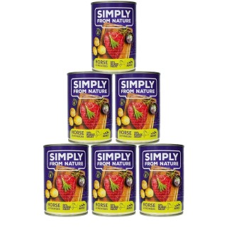 SIMPLY FROM NATURE Pferdefleisch mit Kartoffeln 6 x 400 g
