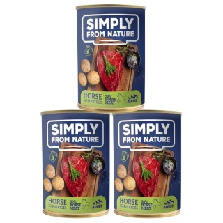 SIMPLY FROM NATURE Ziegenfleisch mit Kartoffeln 3 x 400 g