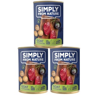 SIMPLY FROM NATURE Pferdefleisch mit Kartoffeln 3 x 400 g