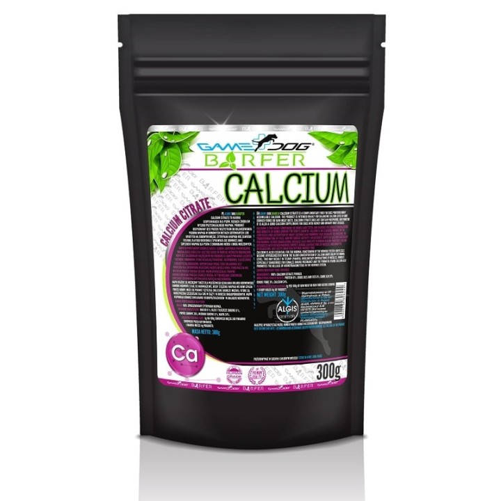 GAME DOG BARFER Calcium Citrate 300 g