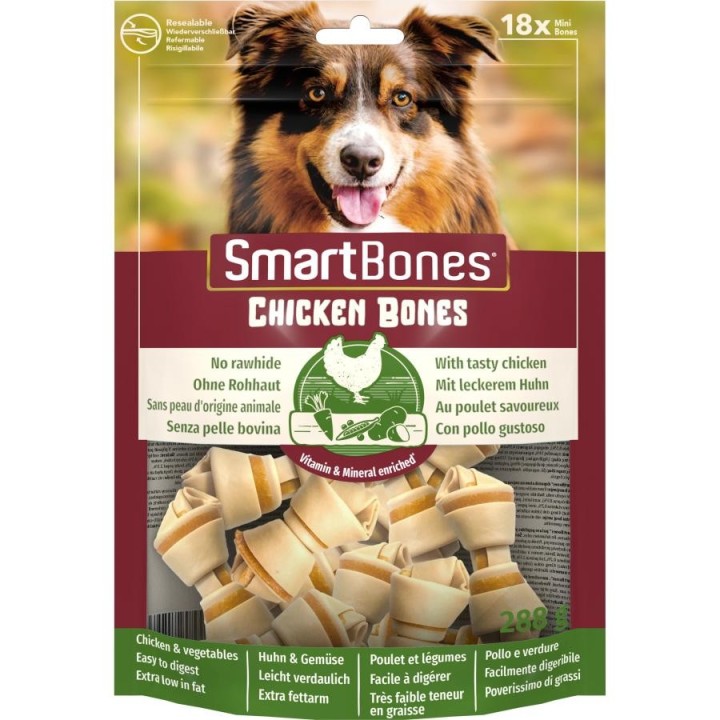 SmartBones Chicken Bones MINI18 St.