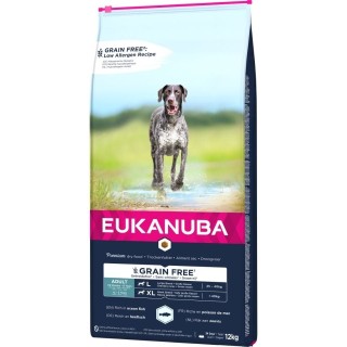 EUKANUBA Grain Free Large Adult Hundefutter für große Rassen 12 kg