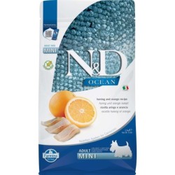 FARMINA N&amp,D Ocean Dog Adult Mini mit Hering und Orange 2,5 kg