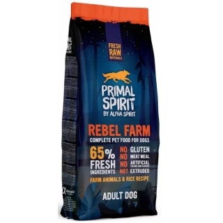 PRIMAL SPIRIT Rebel Farm weiches Hundefutter Huhn und Fisch 12 kg
