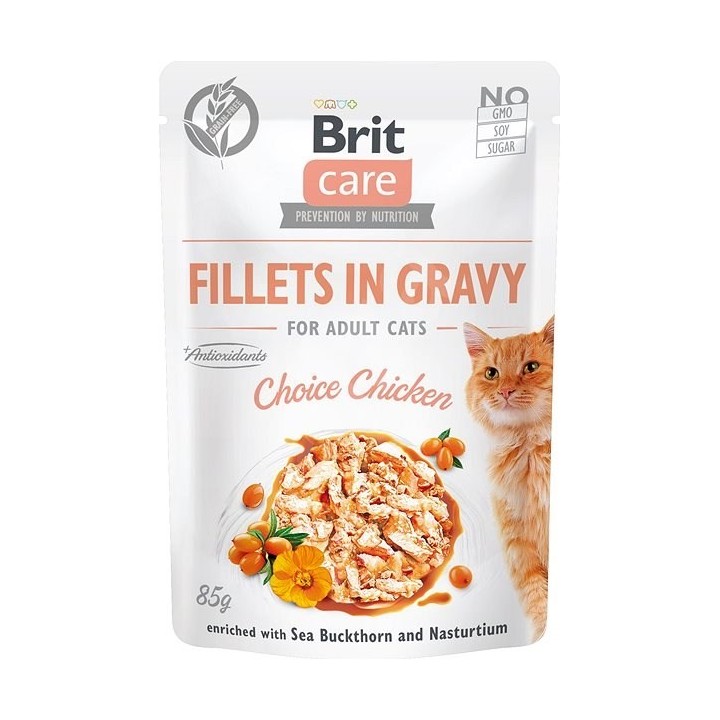 BRIT Care Fillets in gravy Choice Chicken 24 x 85 g