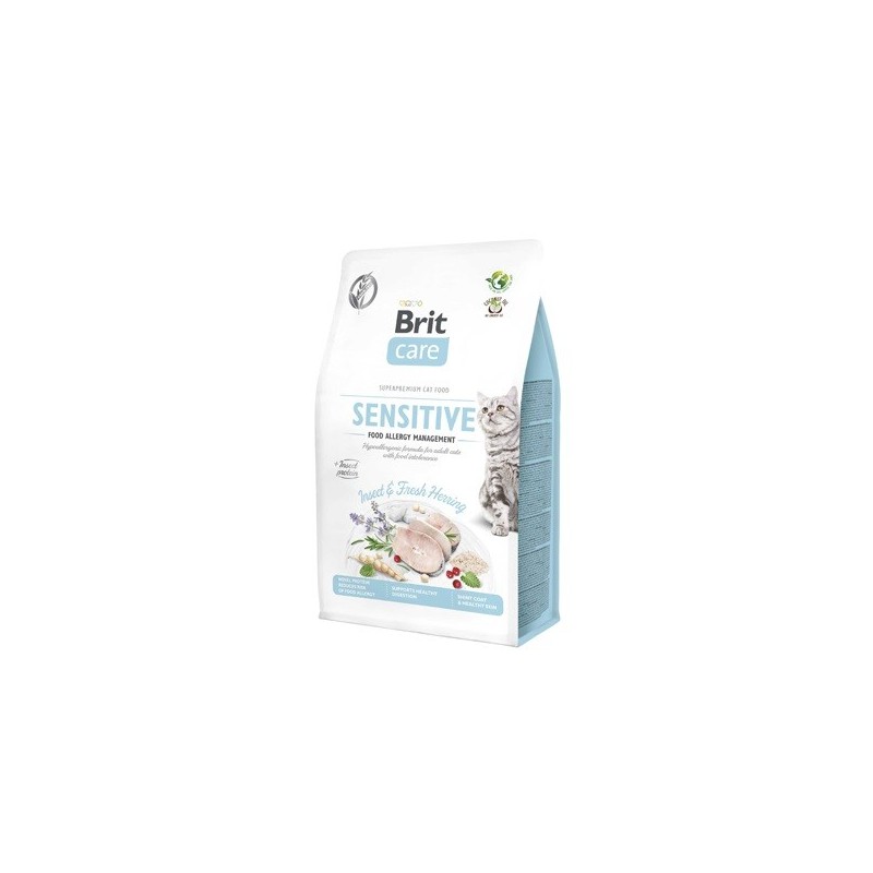 BRIT Care Cat Grain-Free Insect &amp, Herring Sensitive 2 kg