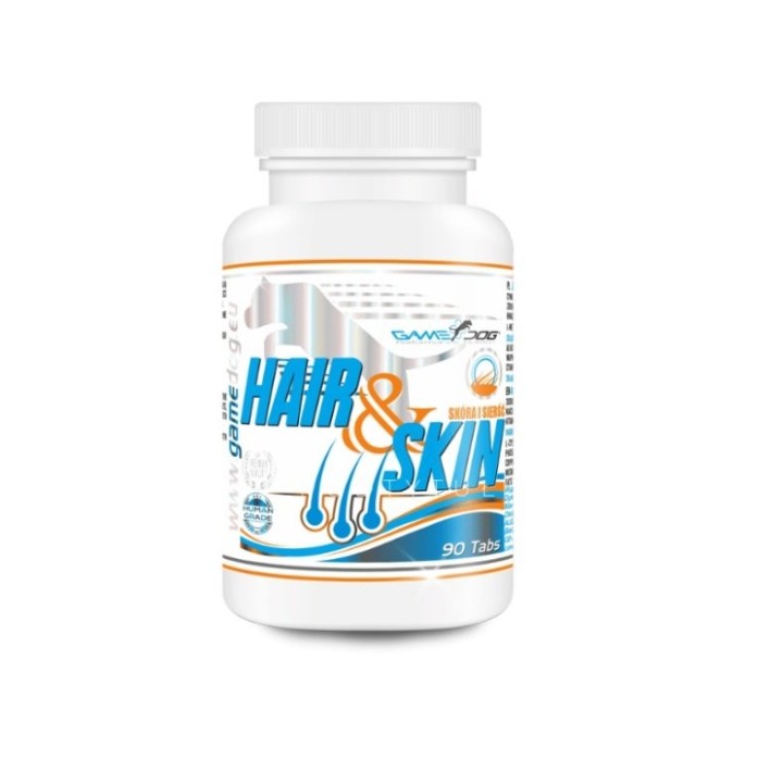 GAME DOG Hair&amp,Skin 90 Haartabletten für Hunde
