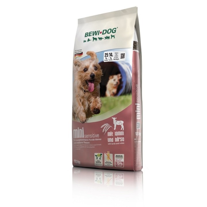 BEWI DOG Mini Sensitive 12,5 kg Alleinfuttermittel für Hunde kleiner Rassen