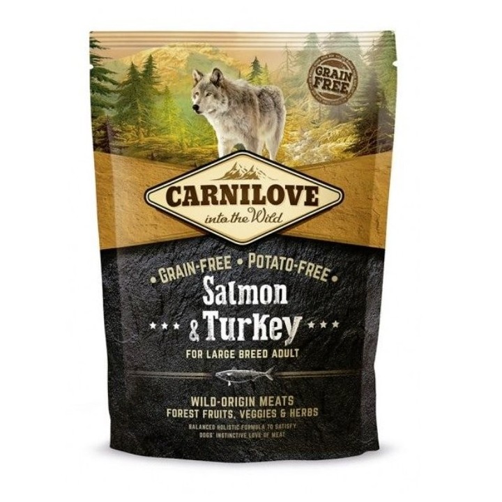 CARNILOVE Salmon&amp,Turkey Adult large breed Lachs Truthahn 4 kg
