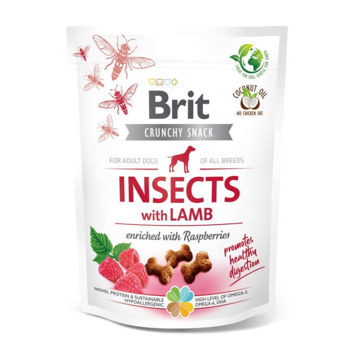 BRIT Care Dog Crunchy Crakcer Insect Lamb 200 g
