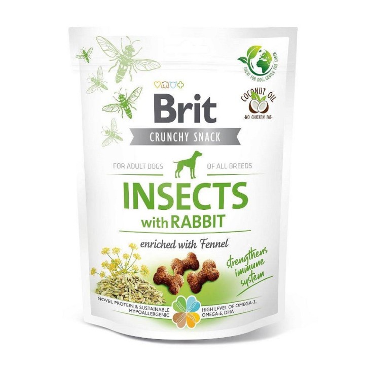 BRIT Care Dog Crunchy Crakcer Insect &amp, Rabbit 200 g