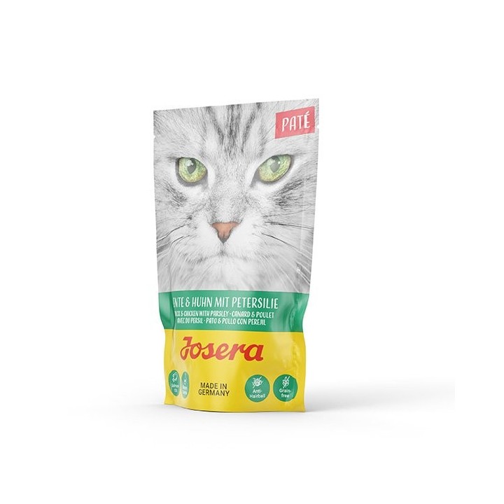 JOSERA Pate Ente und Huhn mit Petersilie 16 x 85 g